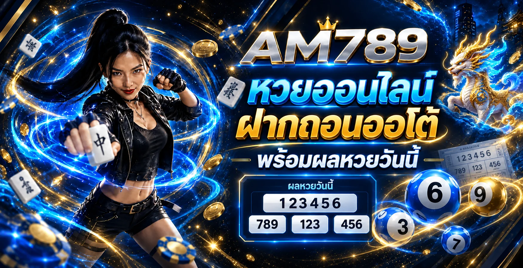 AM789 หวยออนไลน์ ฝากถอนออโต้ พร้อมผลหวยวันนี้